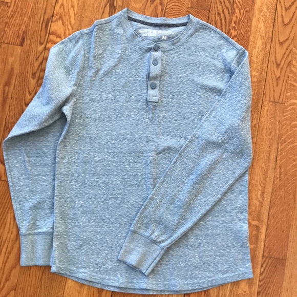 Men’s long sleeve shirt, Lt. Blue, Medium - Picture 1 of 4